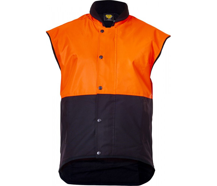 Caution Day Only Oilskin Vest